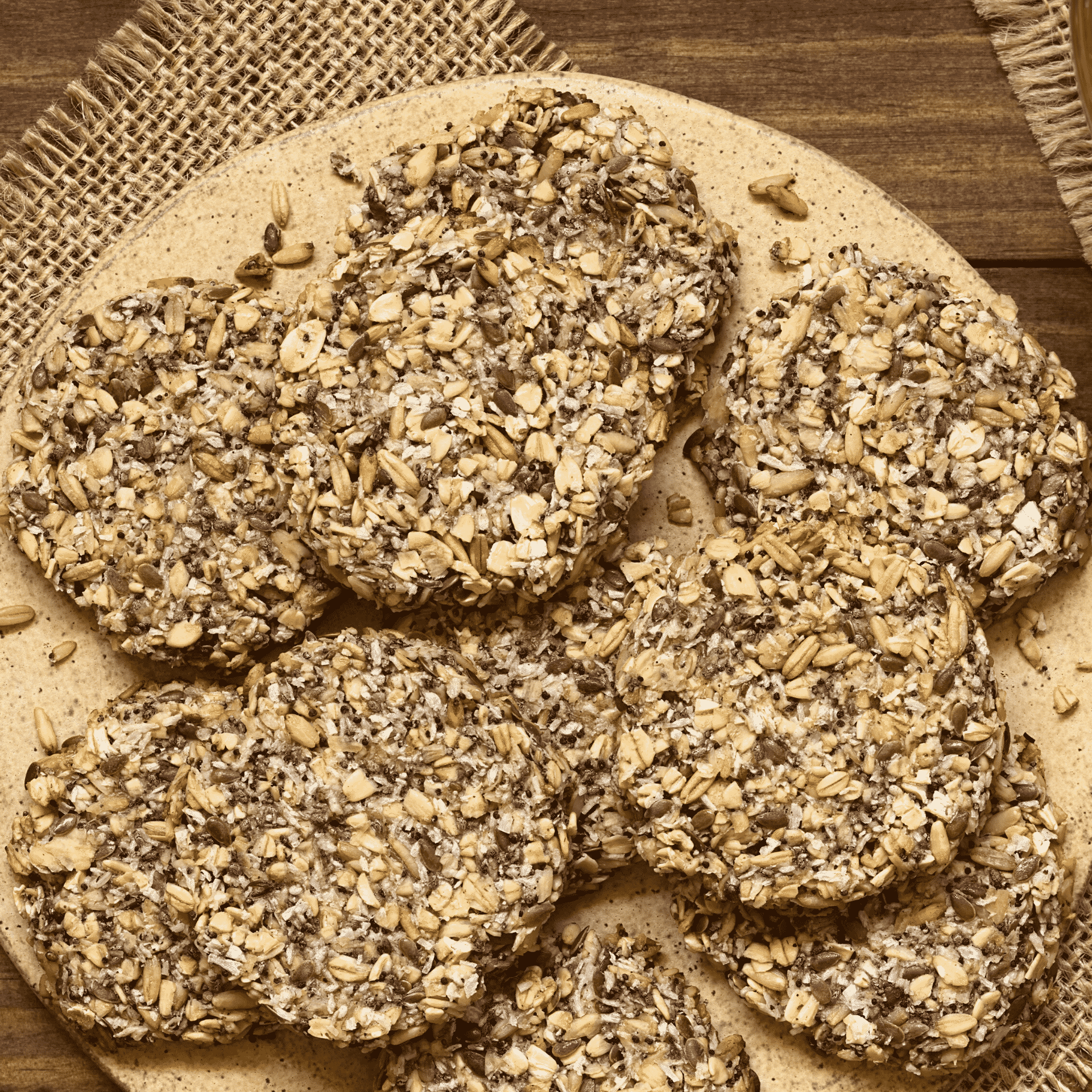 Cookies integrali ai semi di chia – 6pz
